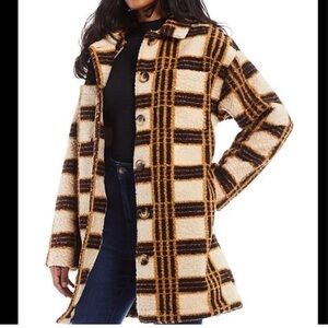 C & V Plaid Jacket coat Shacket oversized